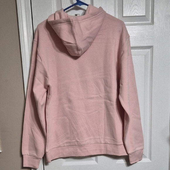 Alternative Men's Light Pink Hoodie Sweatshirt Pullover Front Pockets NWOT - Picture 2 of 5